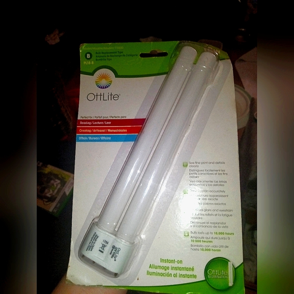🦩2 Packs Ottlite Replacement Bulbs NEW